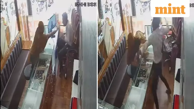 Ahmedabad Shopkeeper Slaps Robber 20 Times in 25 Seconds