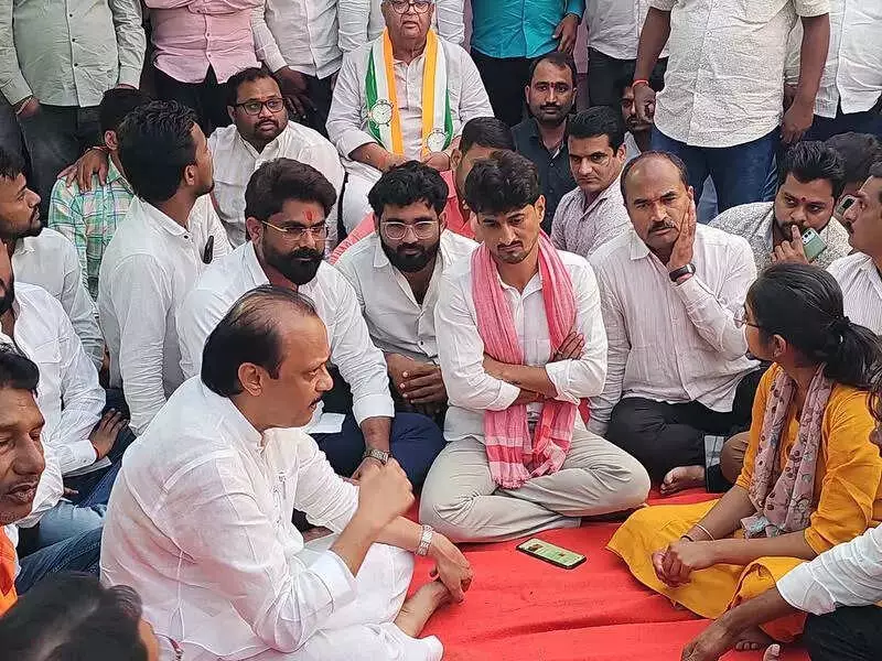 Ajit Pawar Visits Beed Village, Vows Justice in Sarpanch Murder Case