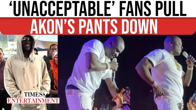 Akon's Bengaluru Concert Sparks Outrage After Fans Pull His Pants Down