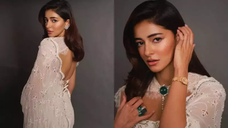 Ananya Panday Stuns in Vintage Maharani Gayatri Devi Look - Fans Crown Her 'My Queen'