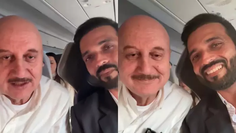 Anupam Kher's Flight Scare: Plane Aborts Landing Mid-Air with Cricketer Rahane