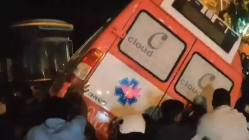 Bengaluru Engineer Dies After Ambulance Gets Stuck Under Magic Box