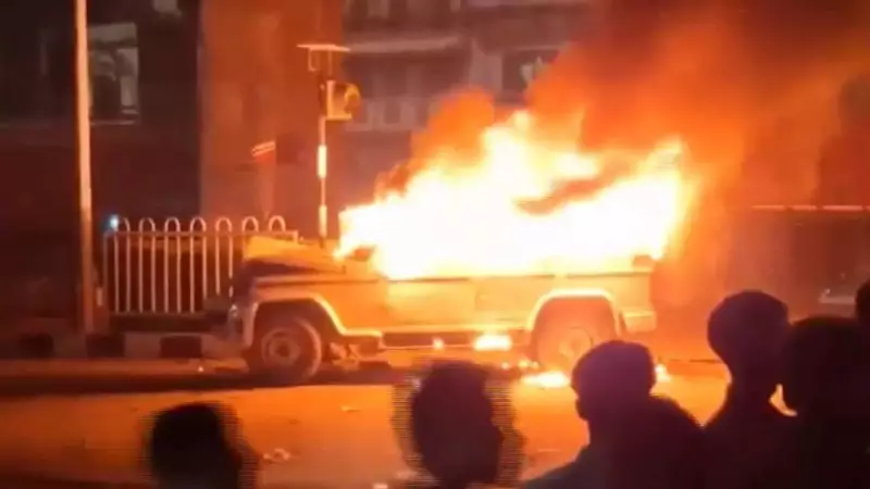 Bihar Mob Sets Police Vehicle Ablaze Over False Death Rumour