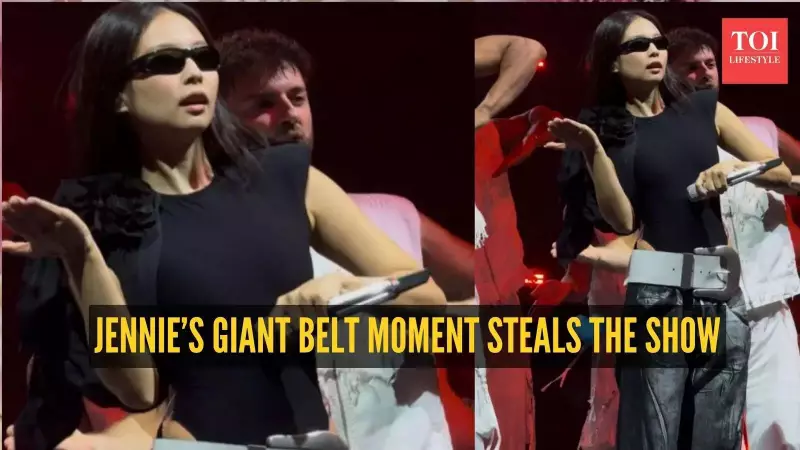 BLACKPINK's Jennie Stuns with Face-Sized Belt at Philippine Concert