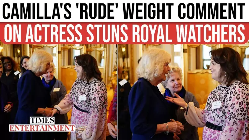 Camilla's Weight Comment Sparks Royal Backlash: Viral Video Fallout