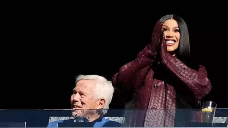 Cardi B's Epic NFL Night: Partying with Robert Kraft & Cheering Stefon Diggs at Patriots Game