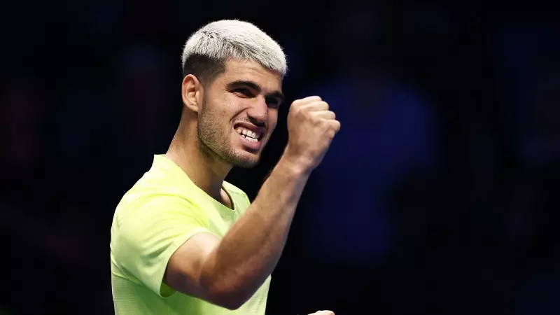Carlos Alcaraz Defeats Taylor Fritz in Nitto ATP Finals Thriller