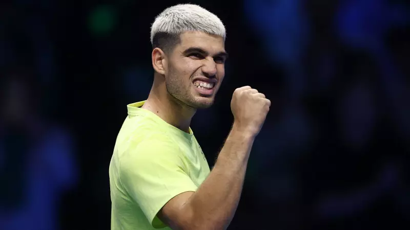 Carlos Alcaraz Dominates De Minaur in Straight Sets at ATP Finals