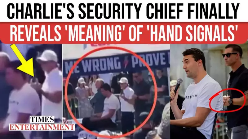 Charlie Kirk's Ex-Security Chief Debunks Hand Signal Conspiracy Theories