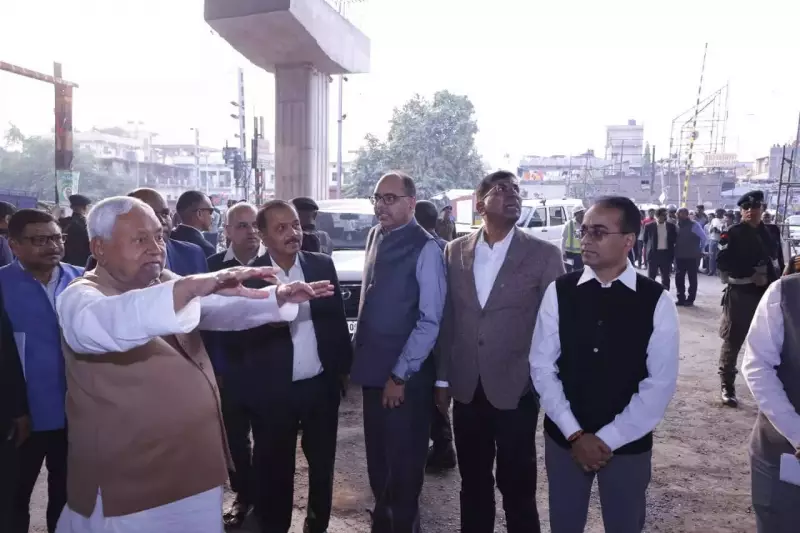 CM Nitish Kumar Inspects Patna Infrastructure Projects, Demands Timely Completion