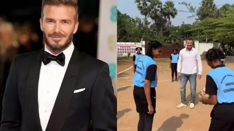 David Beckham Visits Visakhapatnam School, Champions Education for Girls