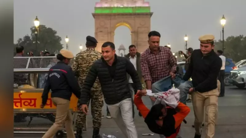 Delhi Court Sends 17 Protesters to 3-Day Custody Over India Gate Pollution Demo