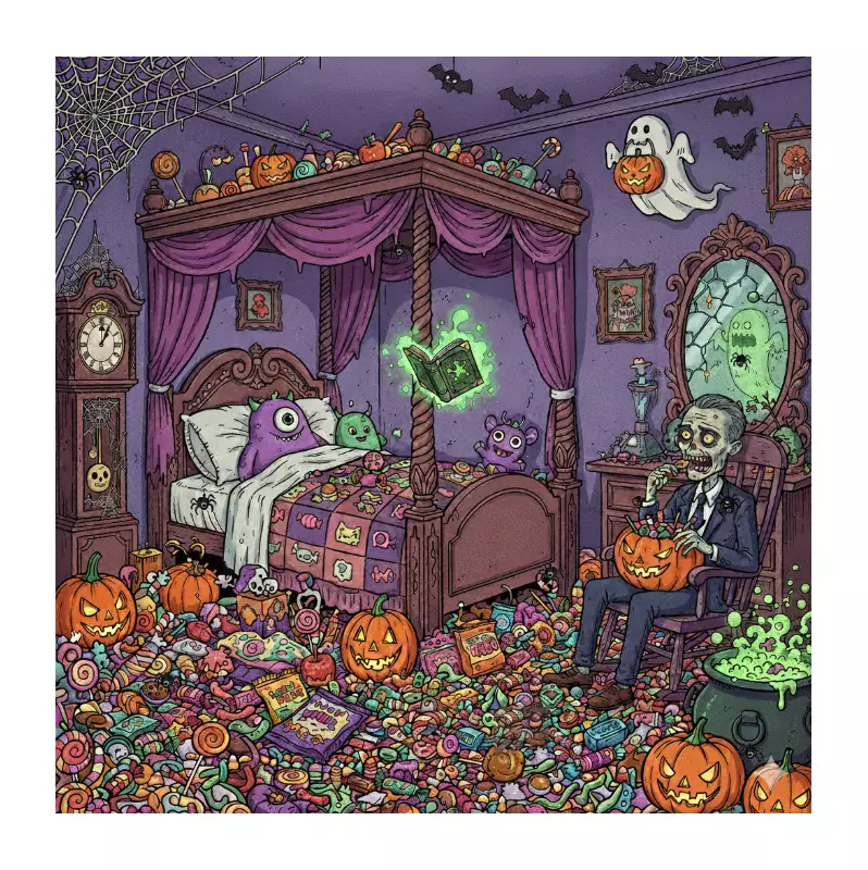 Find 8 Hidden Spiders in 12 Seconds in This Visual Puzzle