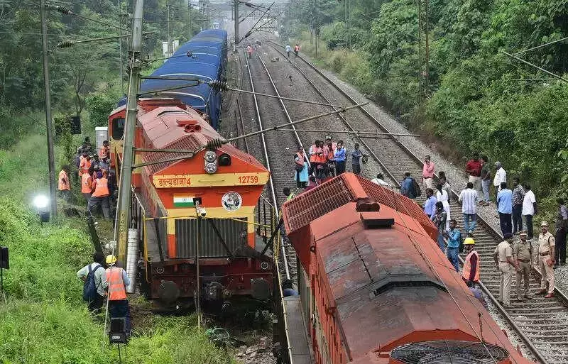 Freight Train Derailment at Kalamassery Yard Disrupts Kerala Rail Services