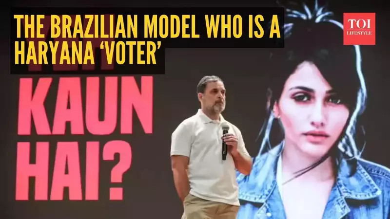 From Brazil to Ballot Box: Model Larissa Nery Becomes Proud Haryana Voter