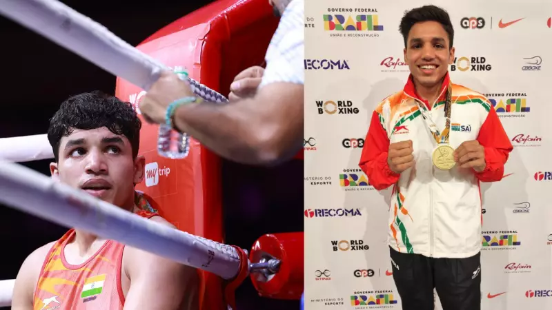 Hitesh Gulia's Golden Triumph: Indian Boxer Claims World Boxing Cup Crown