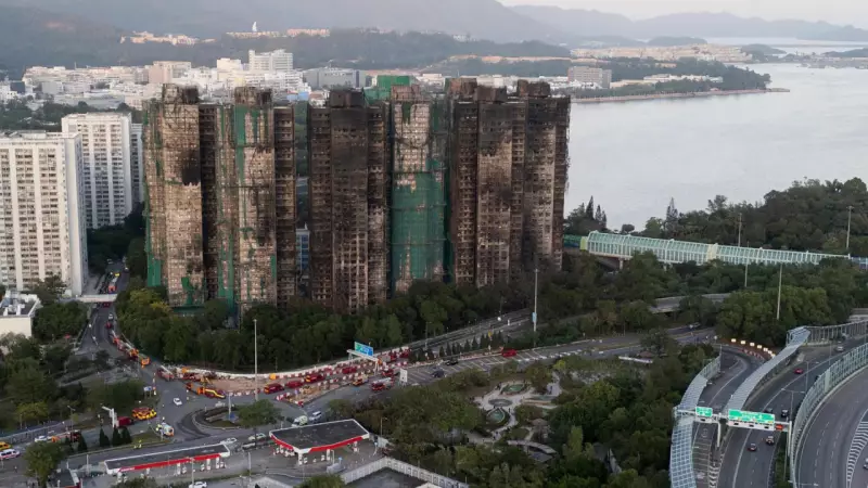 Hong Kong Fire Tragedy: 128 Killed, Activist Challenges Official Bamboo Scaffolding Blame