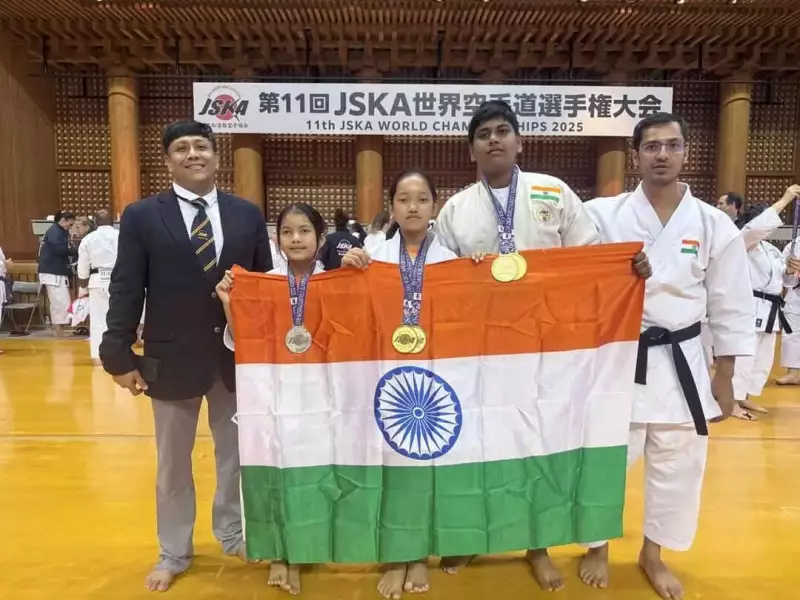 Indian Karate Team Shines at JSKA World Championship 2025 in Japan