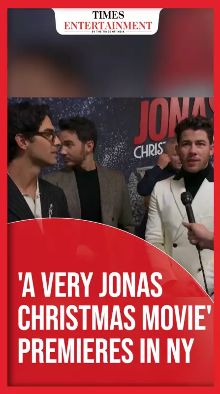 Jonas Brothers Reunite for 'A Very Jonas Christmas Movie' Premiere in NYC