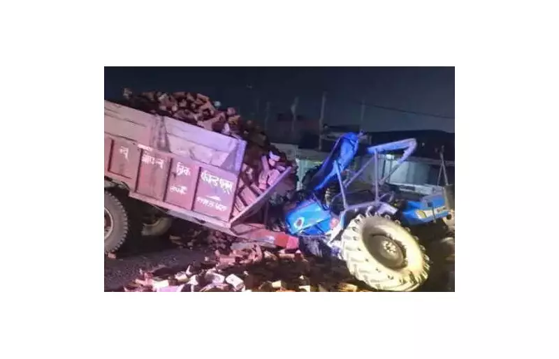 Kanpur Road Accident: 1 Dead, 3 Injured in Truck-Tractor Collision