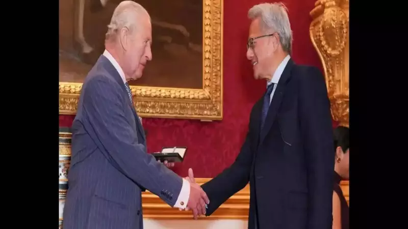 King Charles III Hands Nvidia CEO Personal AI Safety Letter at London Ceremony