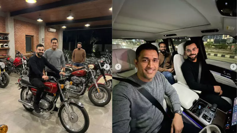 Kohli & Dhoni's Ranchi Reunion: New Pics Go Viral Before ODI