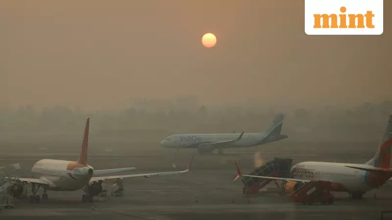 Kolkata Airport Emergency: Private Jet Returns After Engine Smoke