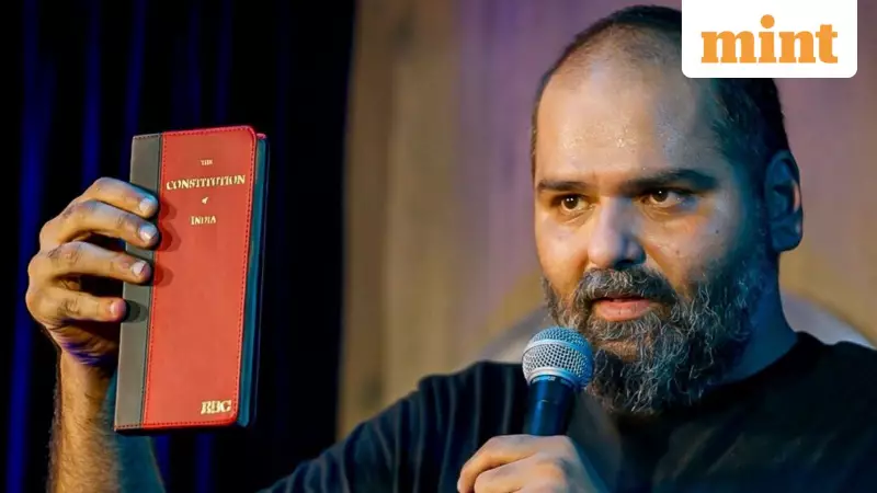 Kunal Kamra Sparks RSS Controversy with Mocking T-Shirt, BJP Threatens Action