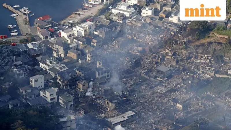 Major Fire in Japan's Oita Forces 175 Evacuations, One Missing