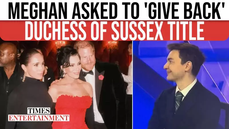 Meghan Markle's Poppy Snub Sparks Royal Title Controversy