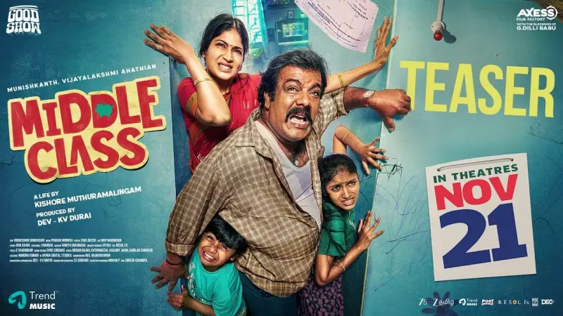 Middle Class Melodies: Tamil Cinema's Next Big Blockbuster Teaser Drops!