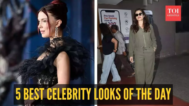 Millie Bobby Brown to Raveena Tandon: Top 5 Celebrity Looks Today