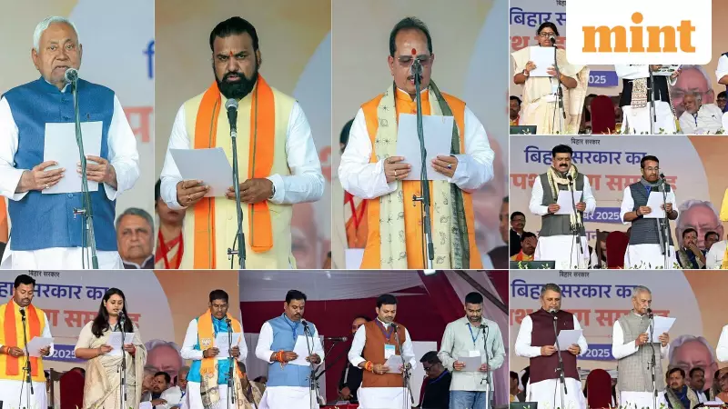 Nitish Kumar Sworn In as Bihar CM for 10th Time; 46% Ministers Face Criminal Cases