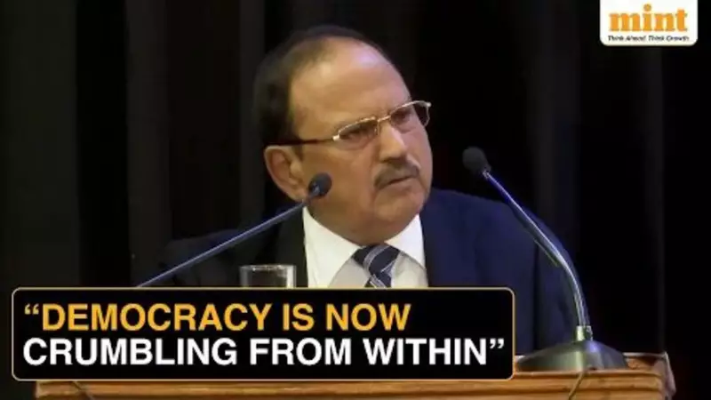 NSA Ajit Doval Sounds Alarm: Deep Divisions, Money Power Threatening India's Democratic Fabric
