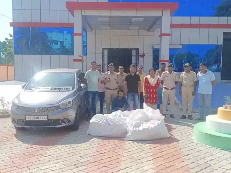 Odisha Excise Seizes 160kg Ganja, Arrests Jharkhand Man in Berhampur