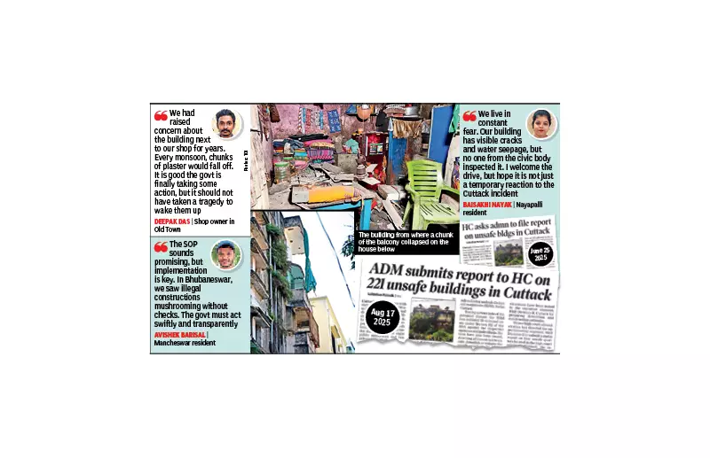 Odisha Launches Statewide Demolition Drive After Cuttack Building Collapse Kills 3