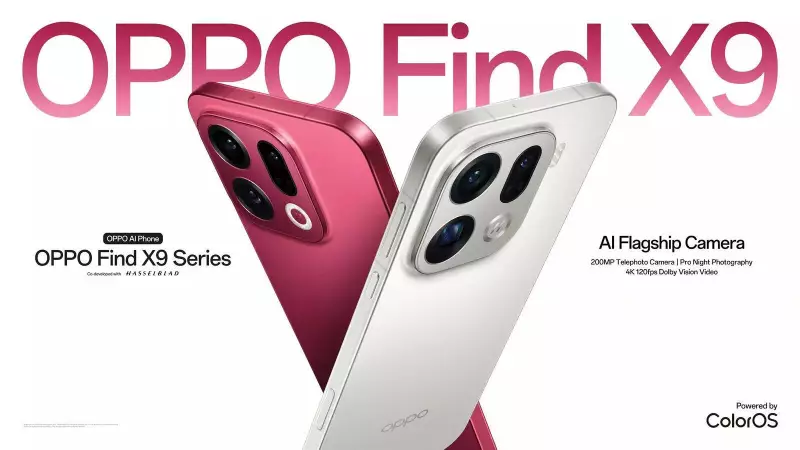 Oppo Find X9 Velvet Red Launches in India at Rs 74,999