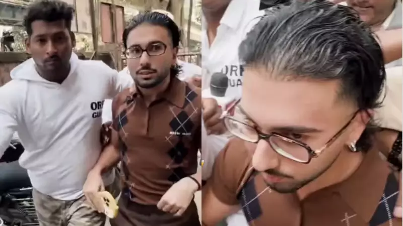 Orry Mobbed by Fans at Mumbai Police Station in ₹252 Crore Drug Case