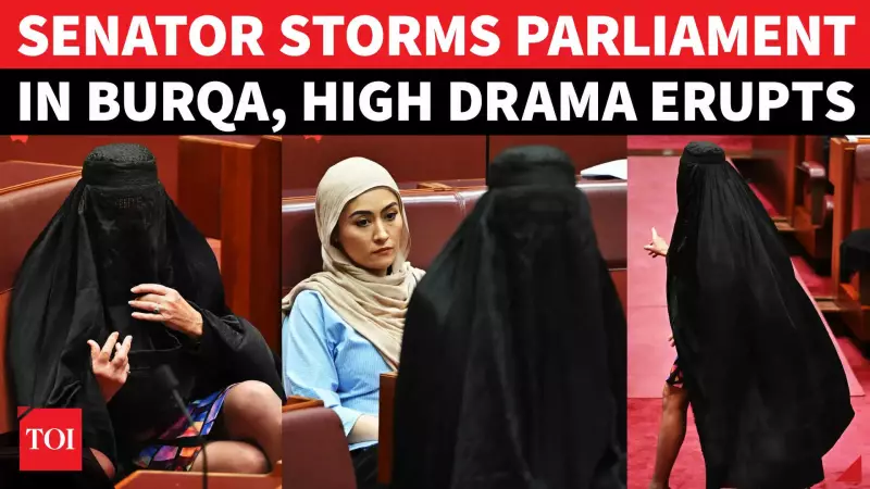 Pauline Hanson's Burqa Stunt Sparks Outrage in Australian Parliament