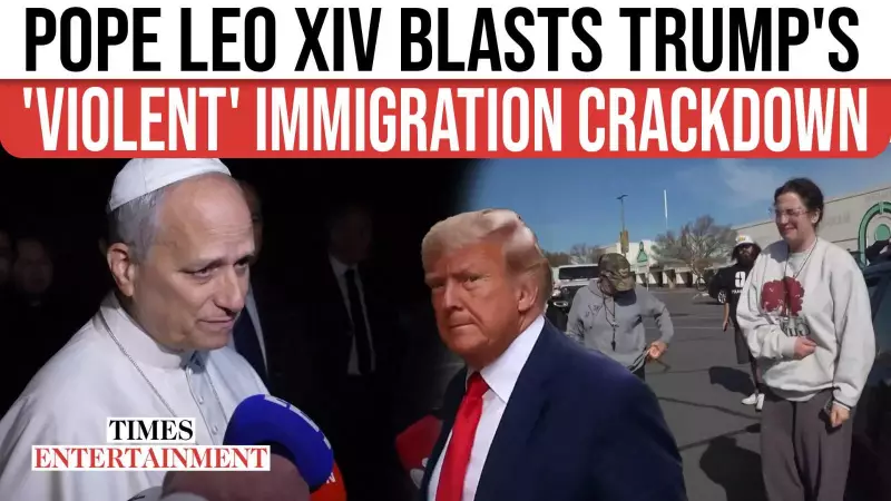 Pope Leo XIV Condemns Trump's Immigration Crackdown, Backs US Bishops