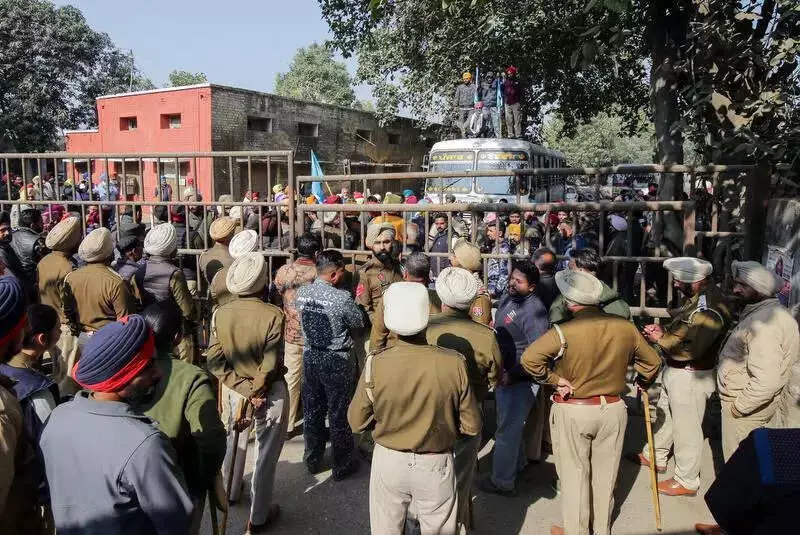 Punjab Transport Strike Turns Violent: SHO Set Ablaze in Sangrur