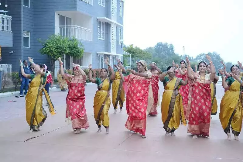 Purva Palm Beach Women Lead Memorable Kannada Rajyotsava