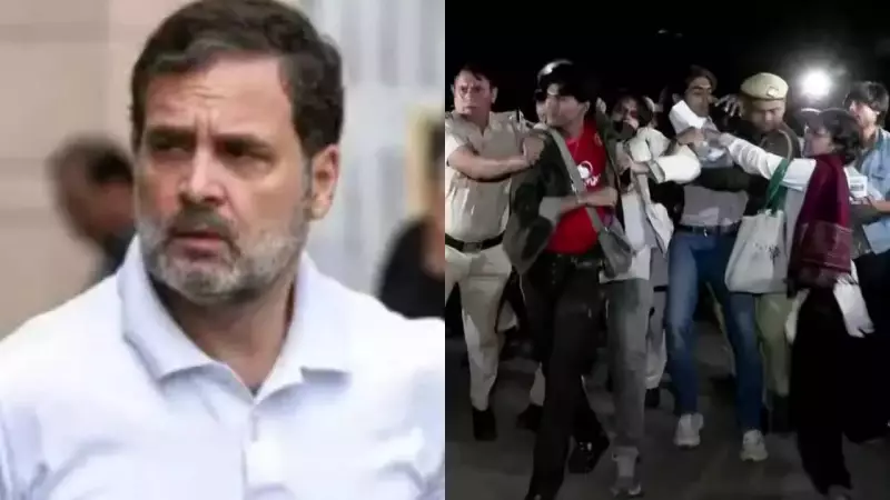 Rahul Gandhi Slams BJP Over India Gate Protest Detentions Amid Delhi Air Crisis