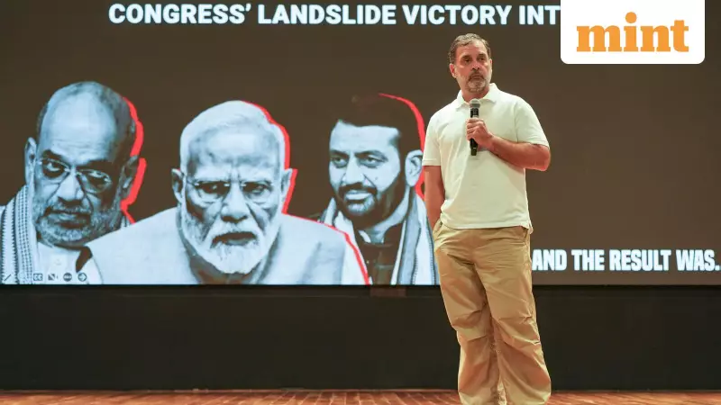 Rahul Gandhi's 'H' Bomb: Congress Leader Accuses BJP of 'Vote Chori' in Haryana, Reveals Explosive Documents