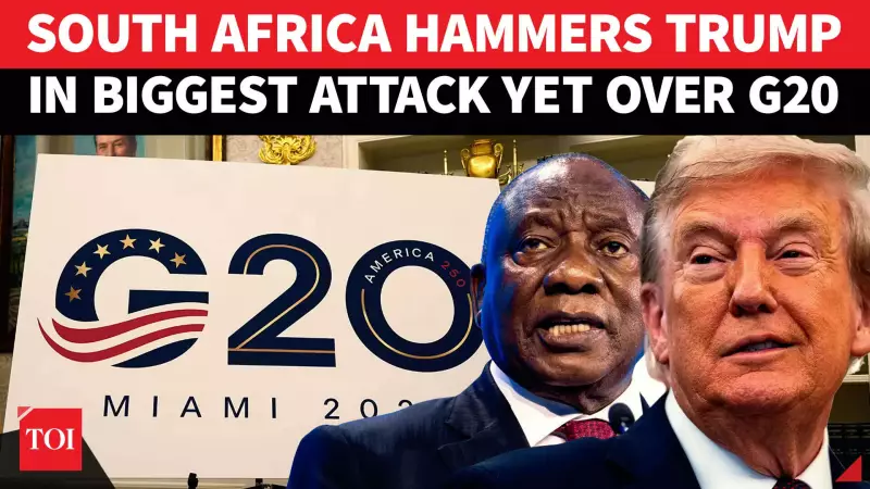 Ramaphosa Condemns Trump's G20 Ban on South Africa Over 'False' Claims