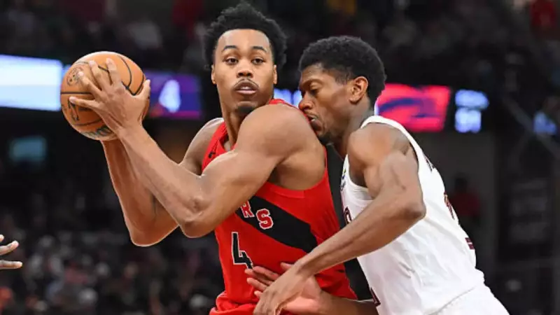 Raptors Fan's Awkward Jumbotron Moment Goes Viral During NBA Game