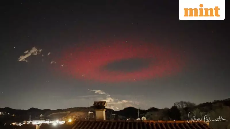 Red ELVE Phenomenon Stuns Italy Again: Photographer Captures Rare Sky Ring