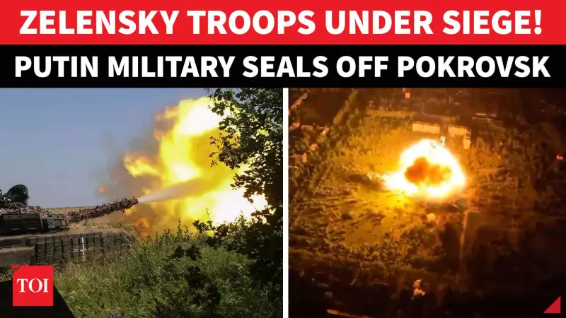 Russia Claims Massive Strikes on Ukraine, Pokrovsk Siege Intensifies
