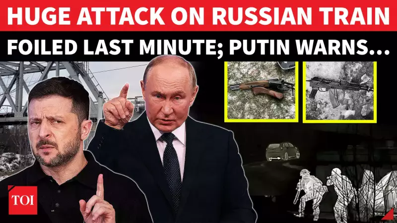 Russia Foils Ukrainian Train Sabotage in Siberia, 2 Killed in FSB Operation