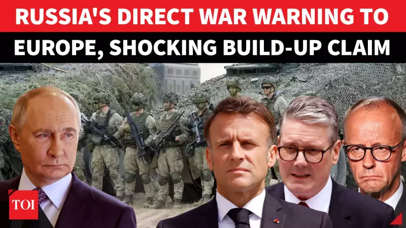 Russia Warns of 'Direct Military Showdown' as EU Ramps Up War Posture